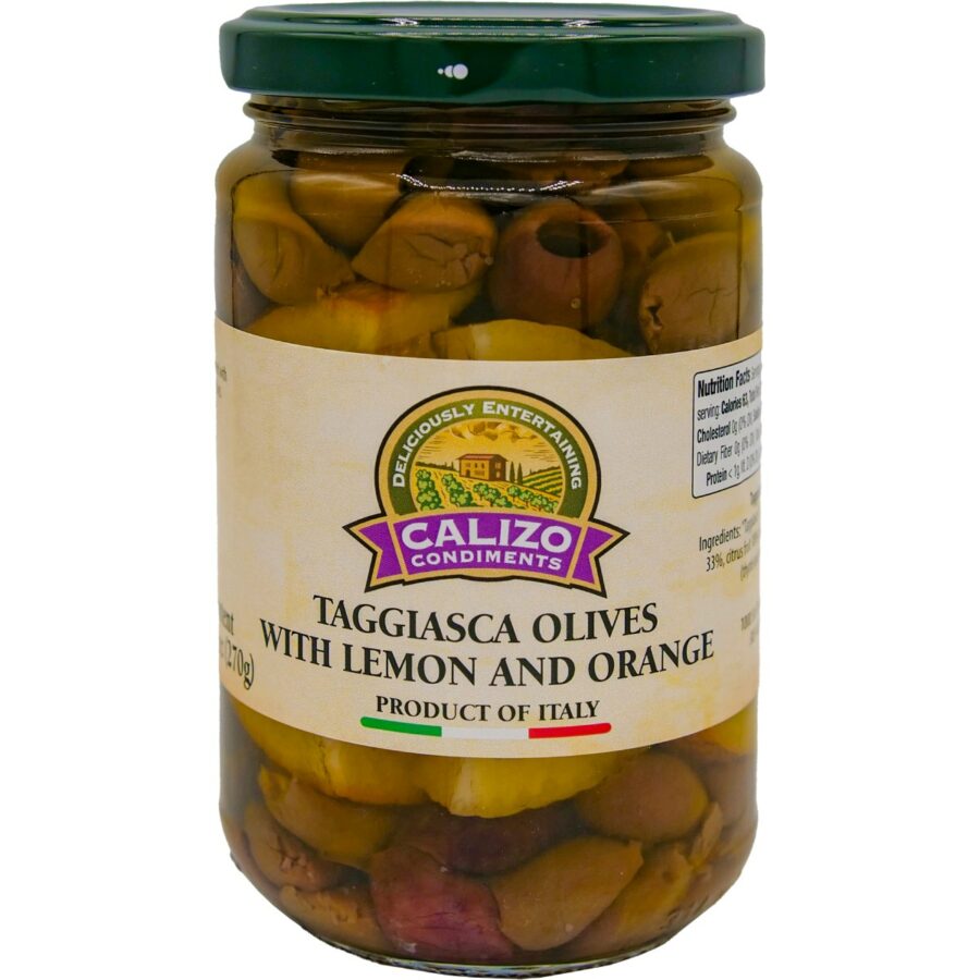 Olives from Italy a Taggiasca Olive marinated in extra virgin olive oil